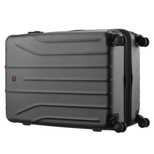 Валіза Wenger Oryson, велика, пластик, 4 колеса, сіра (653210)