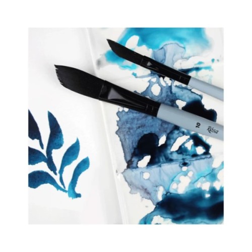 Пензлик для малювання Rosa Синтетика саблевидна плоска, даггер, STREAM 143, № 10 (4823098517269)