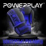 Боксерські рукавички PowerPlay 3086 Matt Challenger Чорно-Сині 10 унцій (PP_3086_10oz_Bl/Navy)
