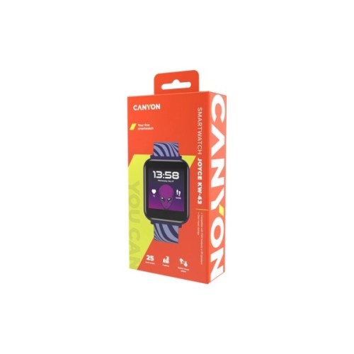 Смарт-годинник Canyon Joyce KW-43 DUAL BT Music Blue (CNE-KW43BL)