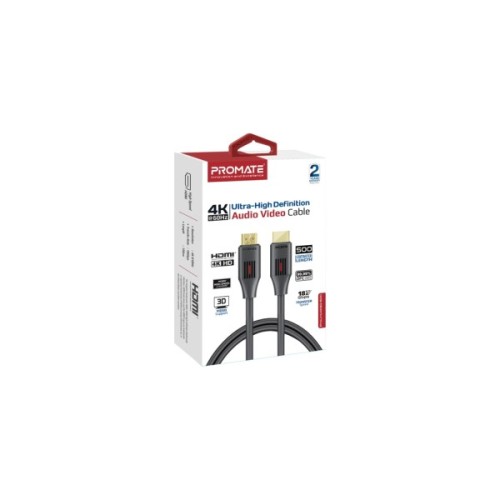 Кабель мультимедійний HDMI M to HDMI M 5.0m V2.0 Promate (prolink4k60-500)