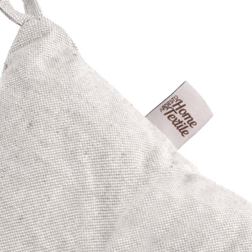 Подушка на стілець Ardesto Oliver, 40х40 см, 100% бавовна, нап-ч: 50% холоф, 50% пп, сірий світлий (ART02OL)