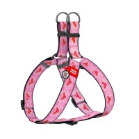 Шлея для собак WAUDOG Nylon з QR паспортом "Чудо-жінка 1" пластиковий фастекс XL (324-2015)