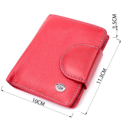 Гаманець ST Leather Шкіряний Червоний (19453)