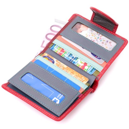 Гаманець ST Leather Шкіряний Червоний (19453)