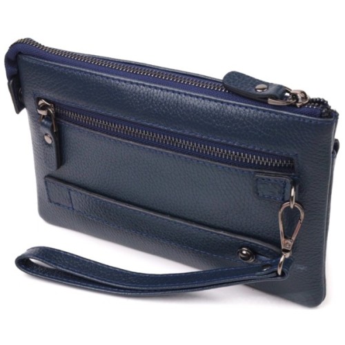 Сумка Canpellini З натуральної шкіри Синя (21545)