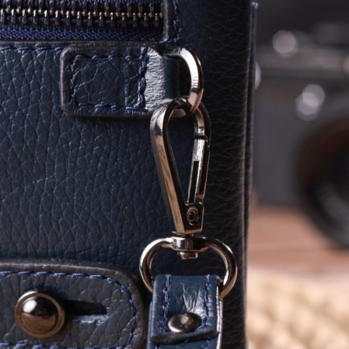 Сумка Canpellini З натуральної шкіри Синя (21545)