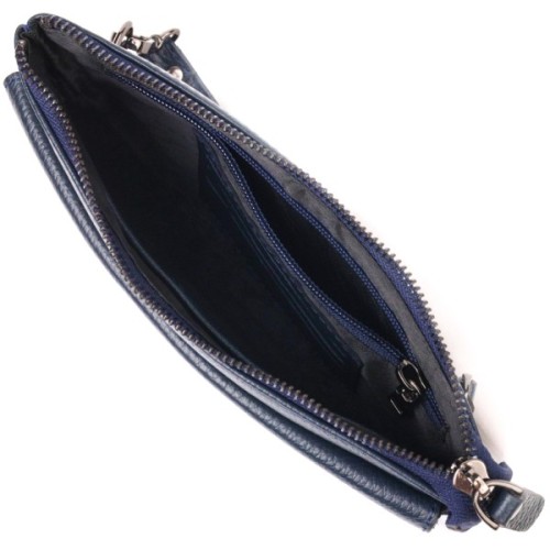 Сумка Canpellini З натуральної шкіри Синя (21545)