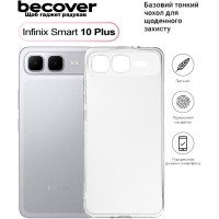 Чохол до мобільного телефона BeCover Silicone Infinix Smart 10 Plus (X6725B) Transparent (713765)