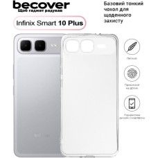 Чохол до мобільного телефона BeCover Silicone Infinix Smart 10 Plus (X6725B) Transparent (713765)