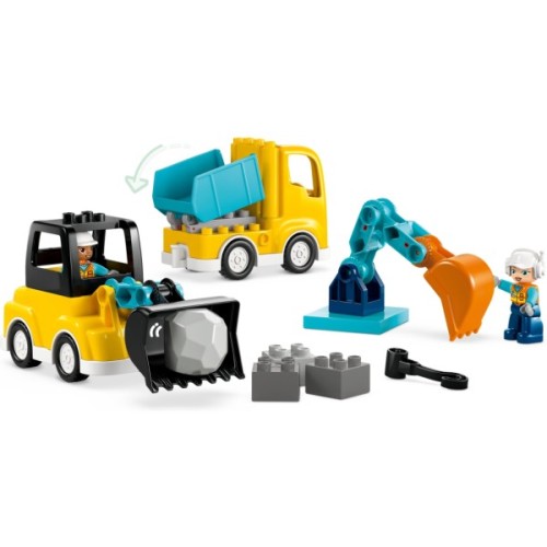 Конструктор LEGO DUPLO Town 3-в-1 Будівельна техніка (10475)