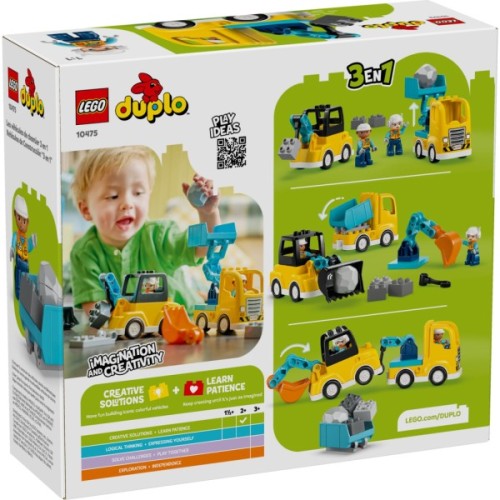 Конструктор LEGO DUPLO Town 3-в-1 Будівельна техніка (10475)