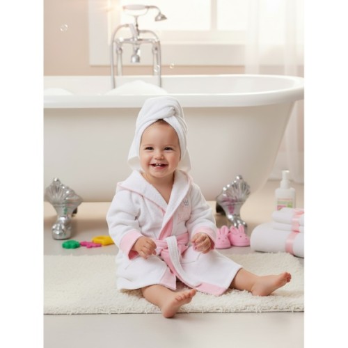 Халат дитячий Miniworld махровий (15466-104G-cream)