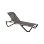 Шезлонг PAPATYA Wave сіро-коричневий сітка сіро-коричневий (4168)