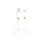 Дата кабель USB 2.0 AM to USB-C 1.0m 3A white XO (NB302-AC.white)
