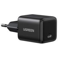 Зарядний пристрій Ugreen X513 USB-C PD30W QC4.0 GaN black (65007)