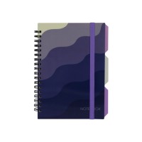 Блокнот Optima Desing 34, B6 з розділювачами 100 аркушів, клітинка (O20358-34)