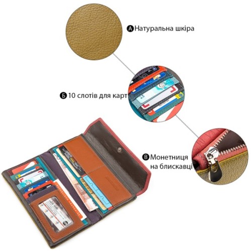 Гаманець ST Leather Рожевий (18407)