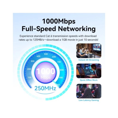 Патч-корд 2м, UTP cat 6 RJ-45 black Vention (IBEBH)