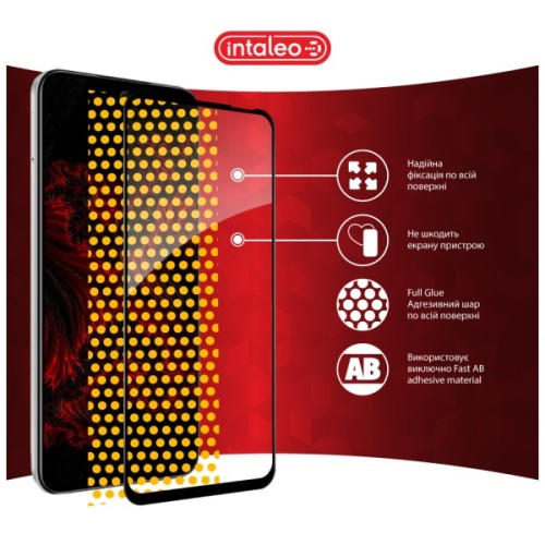Скло захисне Intaleo Full Glue Tecno Spark 30C Black (1283126599361)