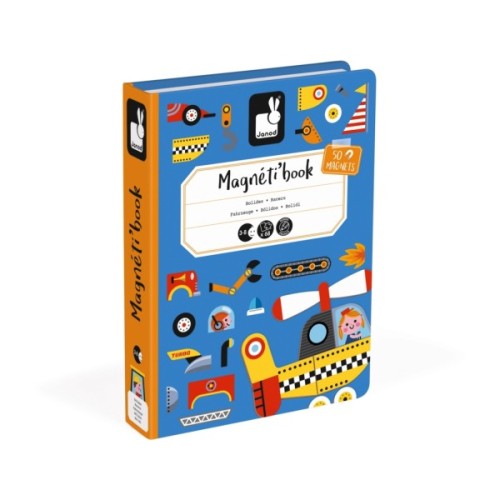Розвиваюча іграшка Janod Магнітна книга Транспорт (J02715)