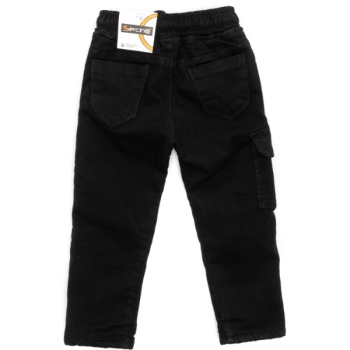 Джинси дитячі Sercino утеплені (12532-104B-black)