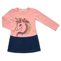 Плаття дитяче Breeze з єдинорогом (B-89-92G-brown)
