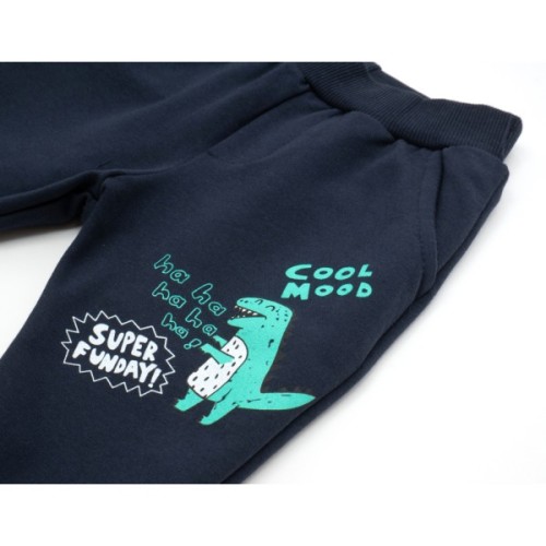 Спортивний костюм дитячий Breeze з динозаврами (18889-86B-green)