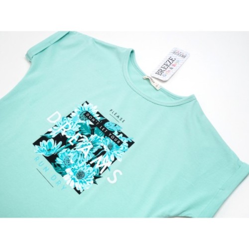 Футболка дитяча Breeze DREAM (19927-134G-mint)