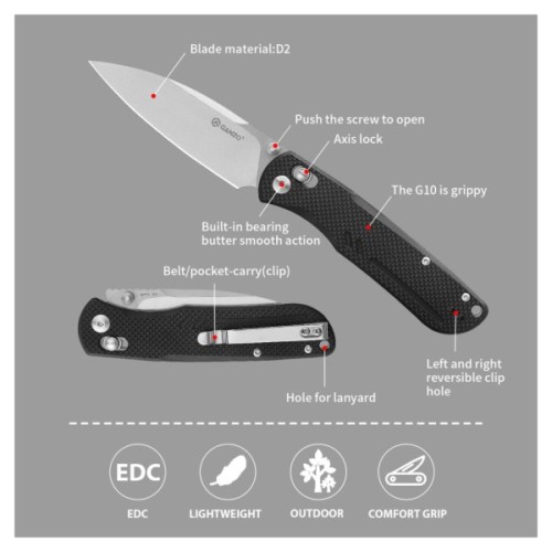 Ніж Ganzo G771-BK