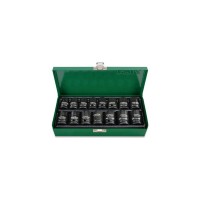 Набір торцевих головок Toptul ударних 1/2" 10-24мм 15шт. (GDAD1501)