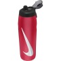 Пляшка для води Nike REFUEL BOTTLE LOCKING LID 32 OZ N.100.7670.640.32 червоний, білий, чорний 946 мл (887791745408)