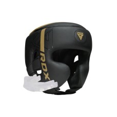 Боксерський шолом RDX F6 Kara Matte Golden S (HGR-F6MGL-S) Боксерський шолом RDX F6 Kara Matte Golden S (HGR-F6MGL-S)