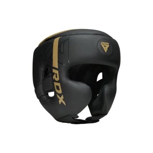 Боксерський шолом RDX F6 Kara Matte Golden S (HGR-F6MGL-S)