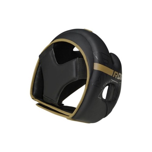 Боксерський шолом RDX F6 Kara Matte Golden S (HGR-F6MGL-S)