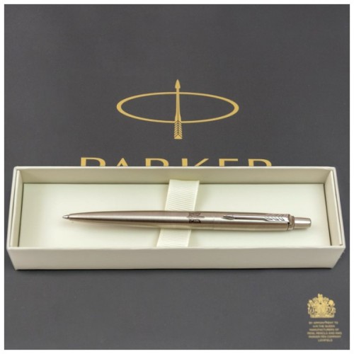 Ручка кулькова Parker JOTTER 17 UKRAINE SS CT BP Трезубец ОУН (глад.) (16132_T030t)