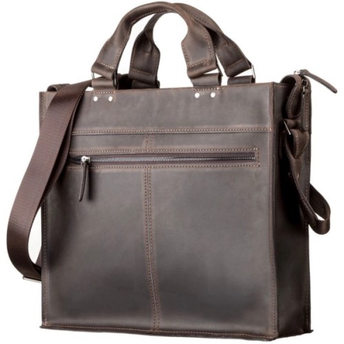 Сумка Shvigel Шкіряна Коричнева (11109)