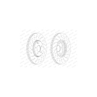 Гальмівний диск FERODO DDF1981RC-1