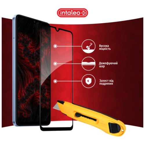 Скло захисне Intaleo Full Glue Xiaomi Redmi A3 Black (1283126591297)