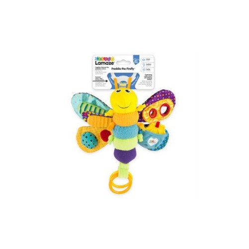 Іграшка на коляску Lamaze Метелик із прорізувачем і пискавкою (L27024)