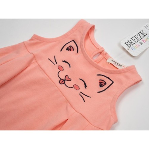 Плаття дитяче Breeze з котиком (15694-86G-peach)