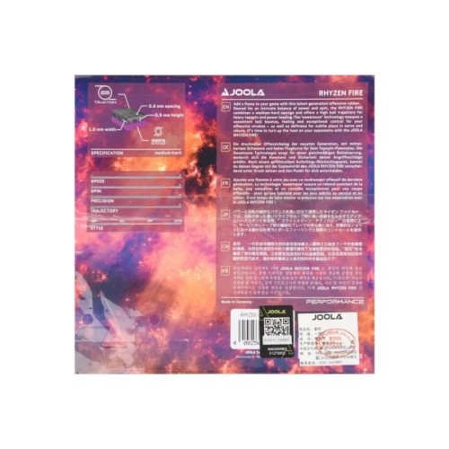 Накладка для ракетки Joola Rhyzen Fire 2.0 Red (70570) (930982)