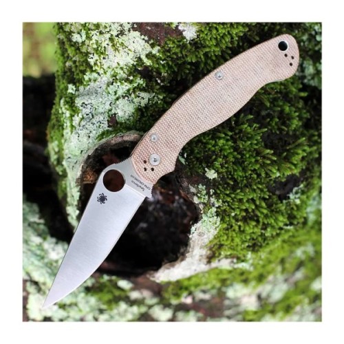 Ніж Spyderco Military 2 CPM Cru-Wear Micarta Brown (C36MPCW2)
