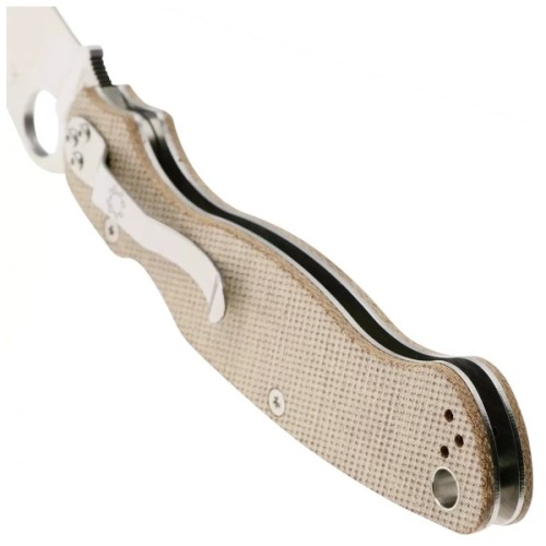 Ніж Spyderco Military 2 CPM Cru-Wear Micarta Brown (C36MPCW2)