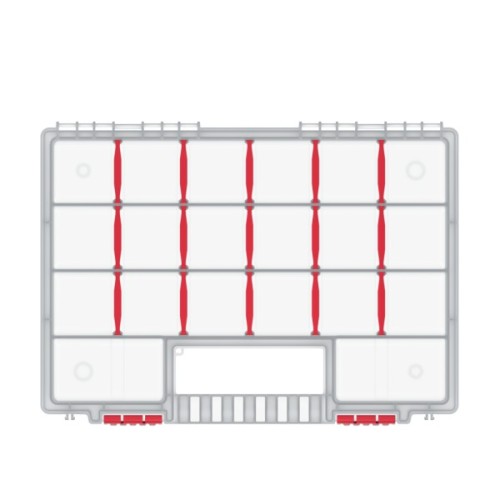Ящик для інструментів Kistenberg органайзер 14", 344*249*50, NORT, KNO35255T (KNO35255T)