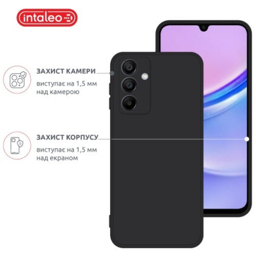 Чохол до мобільного телефона Intaleo SoftShell Samsung Galaxy A15 Black (1283126585708)