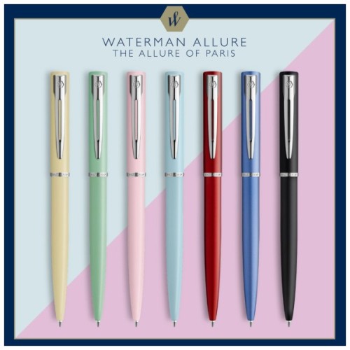 Ручка кулькова Waterman ALLURE Pastel Blue CT BP (23 315)