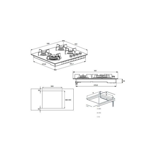 Варочна поверхня Beko HILW64225S