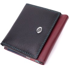 Гаманець ST Leather З натуральної шкіри Різнокольоровий (19510)