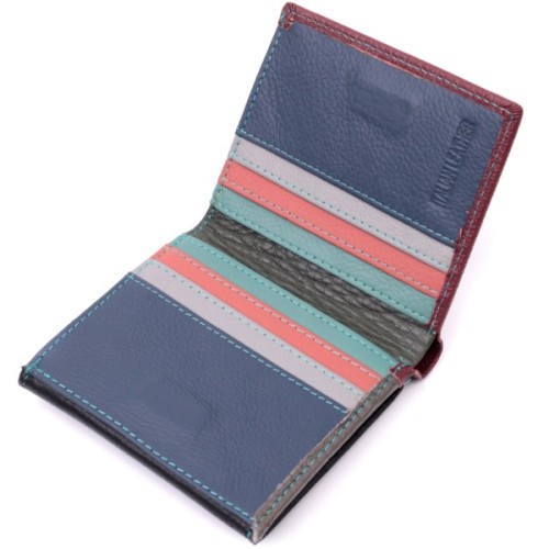 Гаманець ST Leather З натуральної шкіри Різнокольоровий (19510)